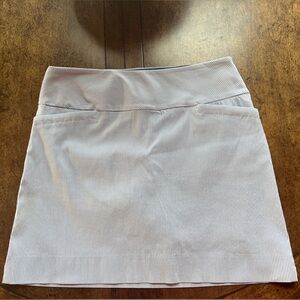 Classic Blue and White Striped Skort